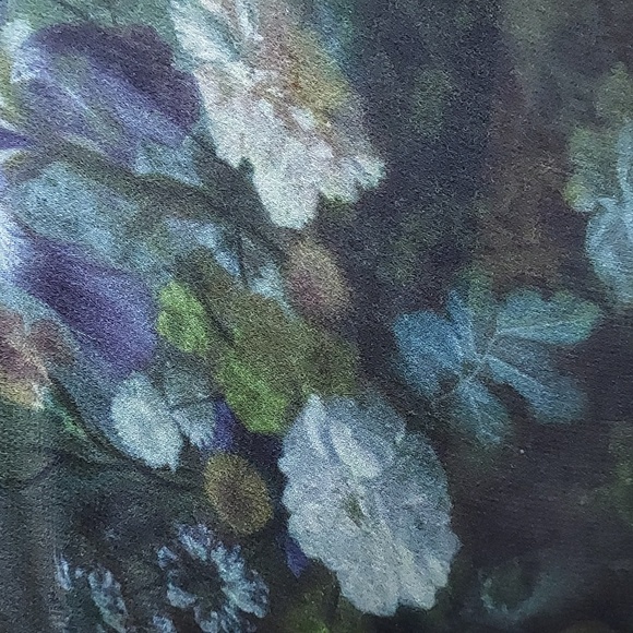 Dolls Kill dELiA*s NWT Green Multicolored Floral Mesh Handkerchief Skirt M - Picture 4 of 8